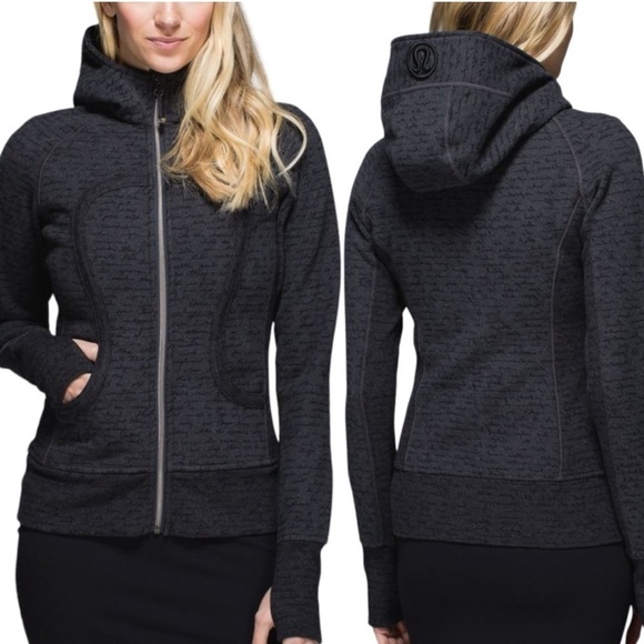 Lululemon Scuba Manifesto Full Zip Script hoodie 4 - Picture 1 of 9